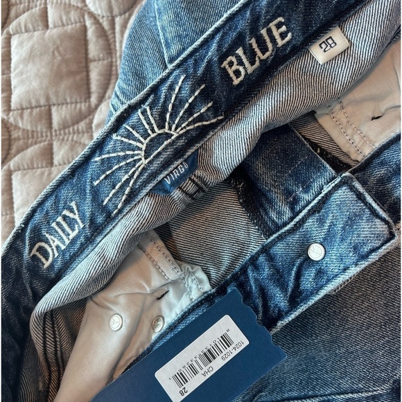 Adriano Goldshmied Daily Blue Virgo Champlain Two Toned Wide Leg Jean NWT - Picture 14 of 16